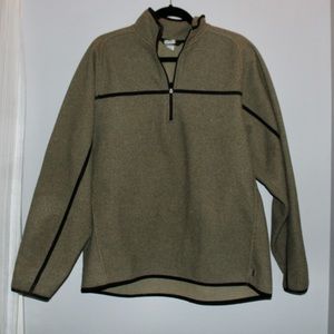 Old Navy, green half zip, large